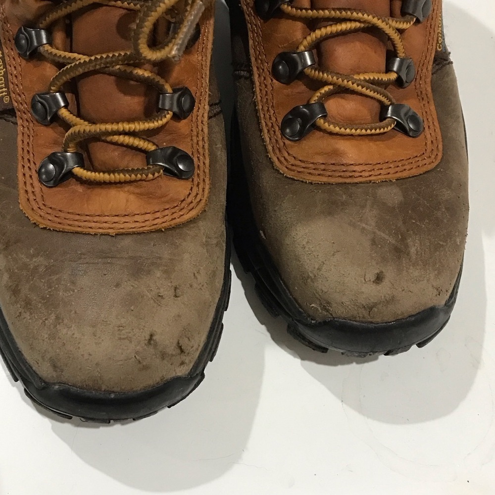 Carhartt Men's Brown and Tan waterproof steel toed Leather Boots - Picture 10 of 12